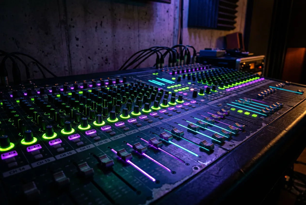 Mixing studio